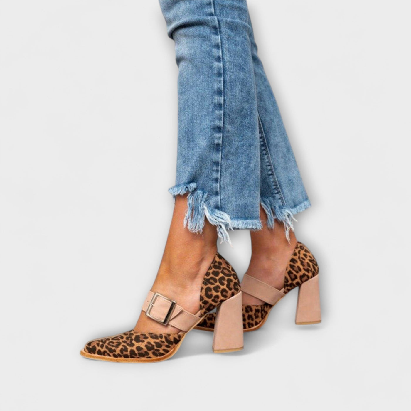 Avano - Leopard Sandaler med Hæle