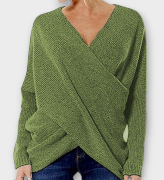 Heidi - Krydsende Pullover