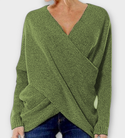 Heidi - Krydsende Pullover