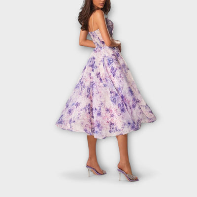 Elegant Chiffon Midikjole