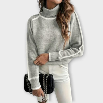 Aurora - Lækkert rullekravepullover