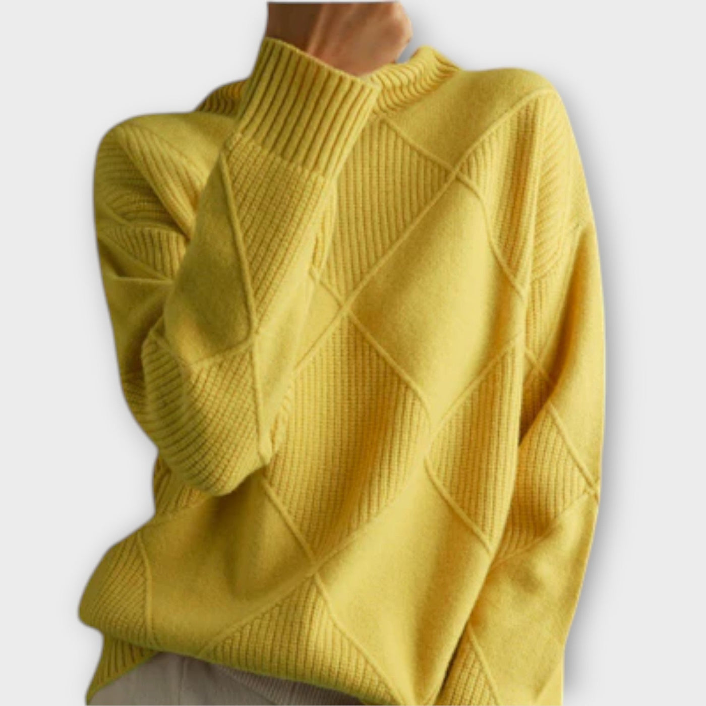 Melanie - Behagelig rullekrave sweater