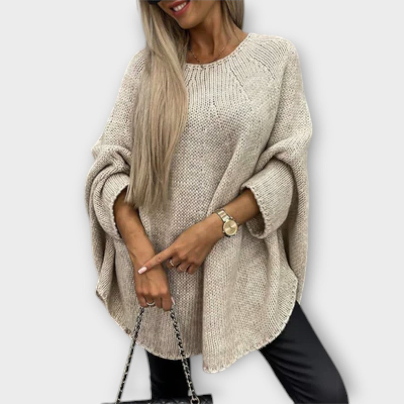 Isabelle - Stilfuld damepullover med rund hals