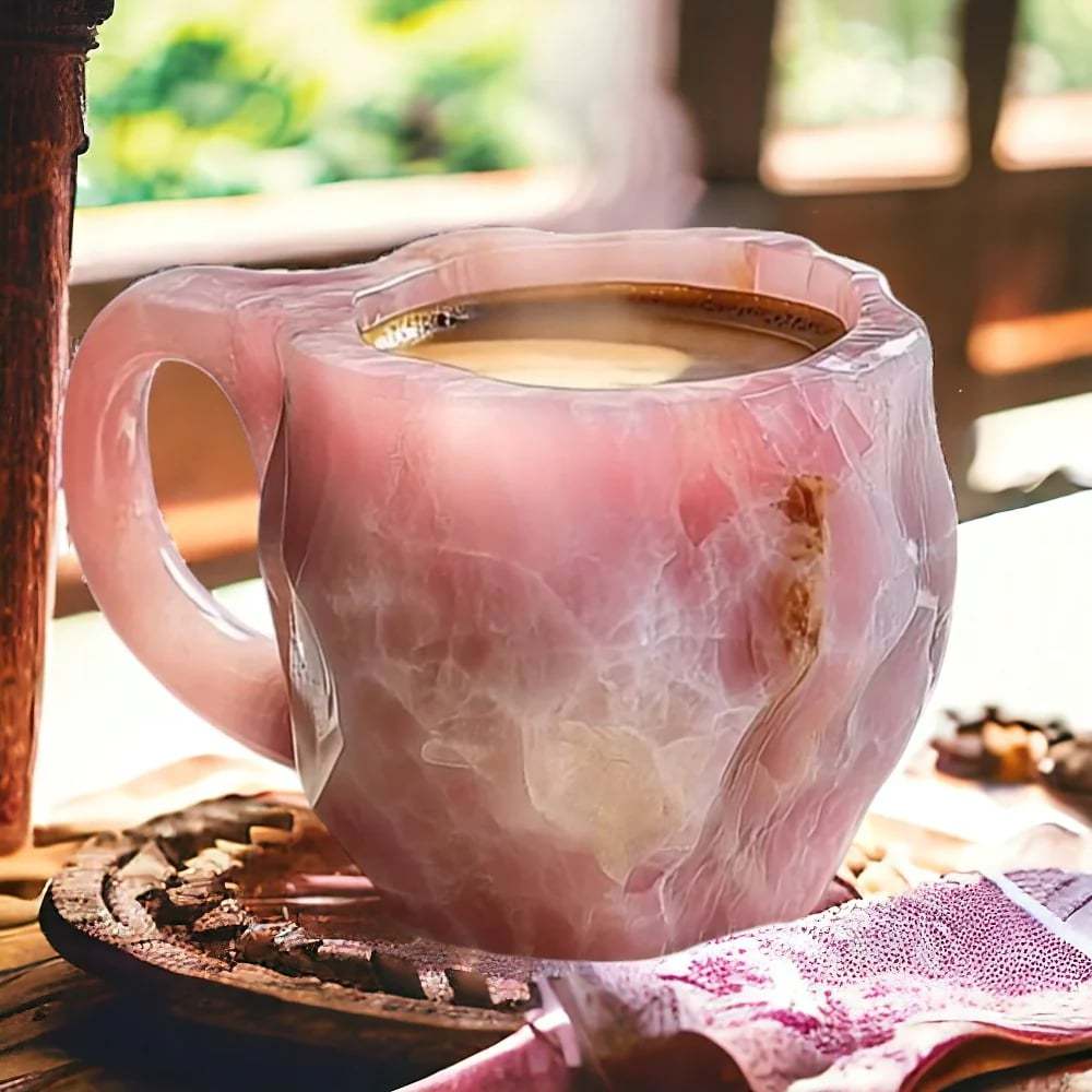 CrystalMug - Mineral Krystal Kaffe Kopper