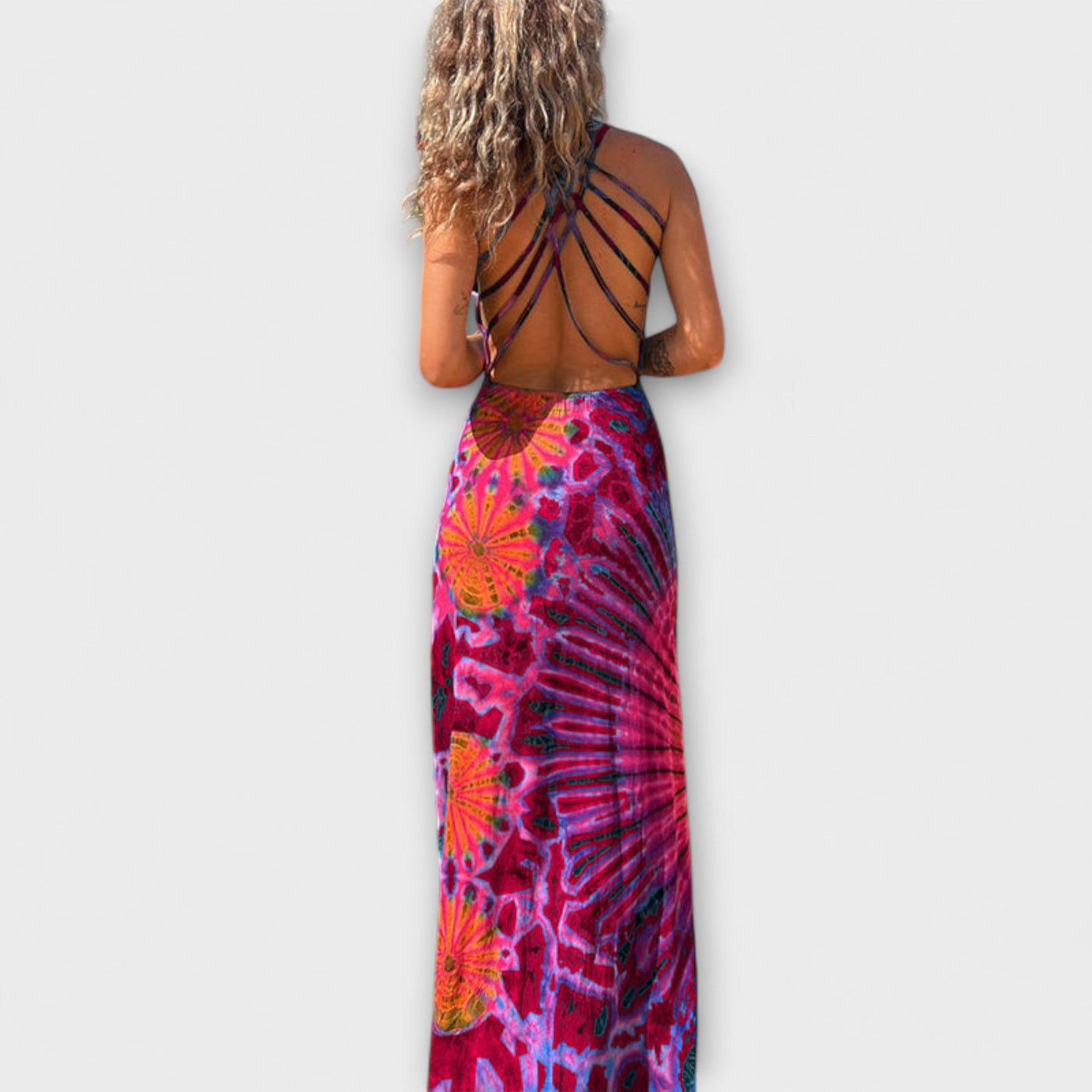 Ronja - La Bamba Tie-Dye Print Maxikjole