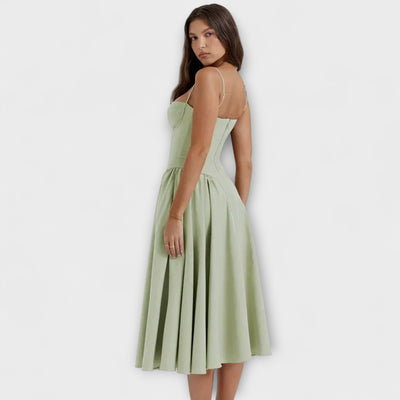 Rosalie - Forfinet ærmeløs korsetkjole