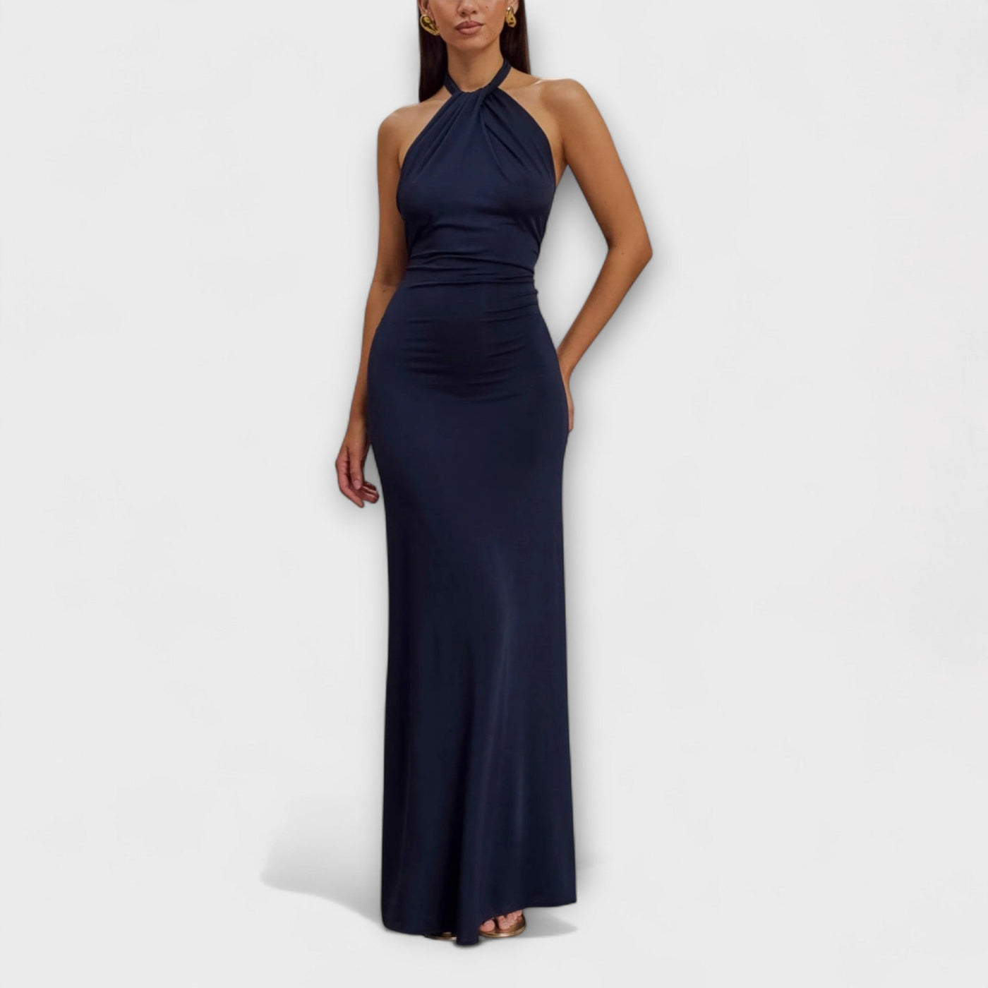 Lagune - Slinky Halter Maxi Kjole