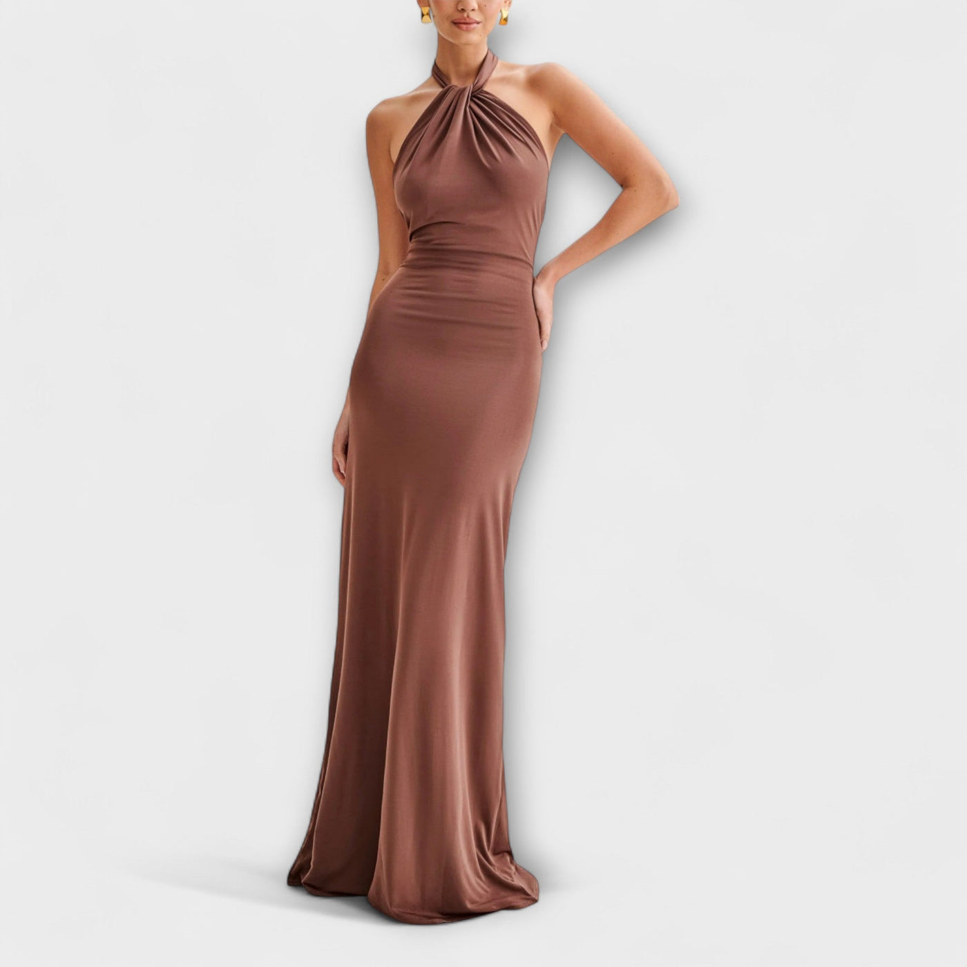 Lagune - Slinky Halter Maxi Kjole