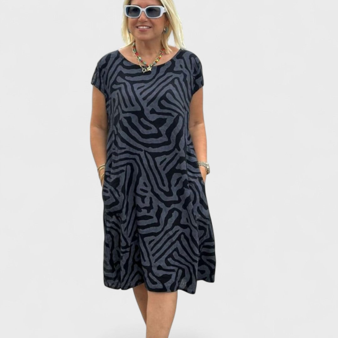 Nelia - Sommerkjole med smuk print