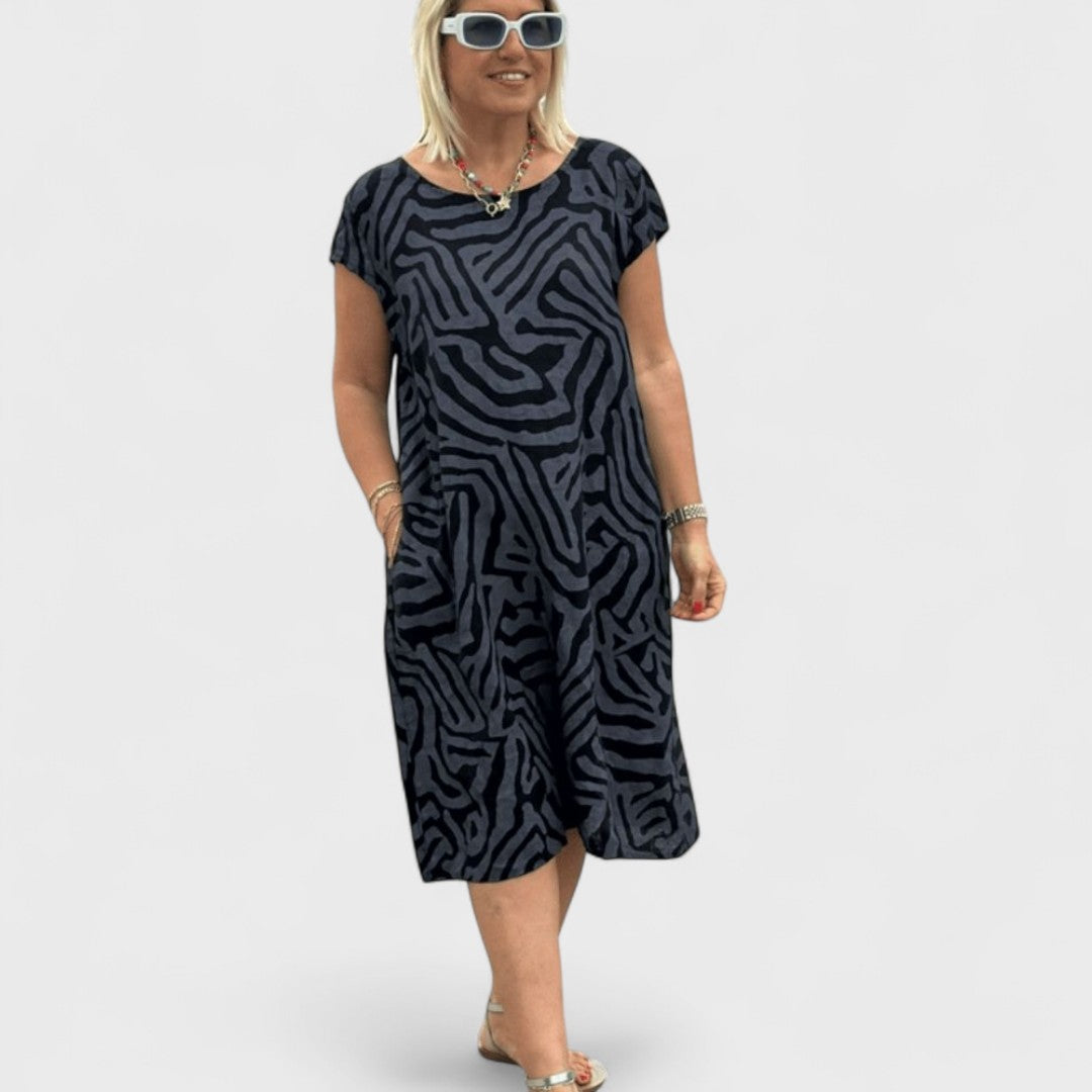 Nelia - Sommerkjole med smuk print