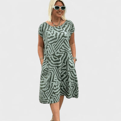 Nelia - Sommerkjole med smuk print