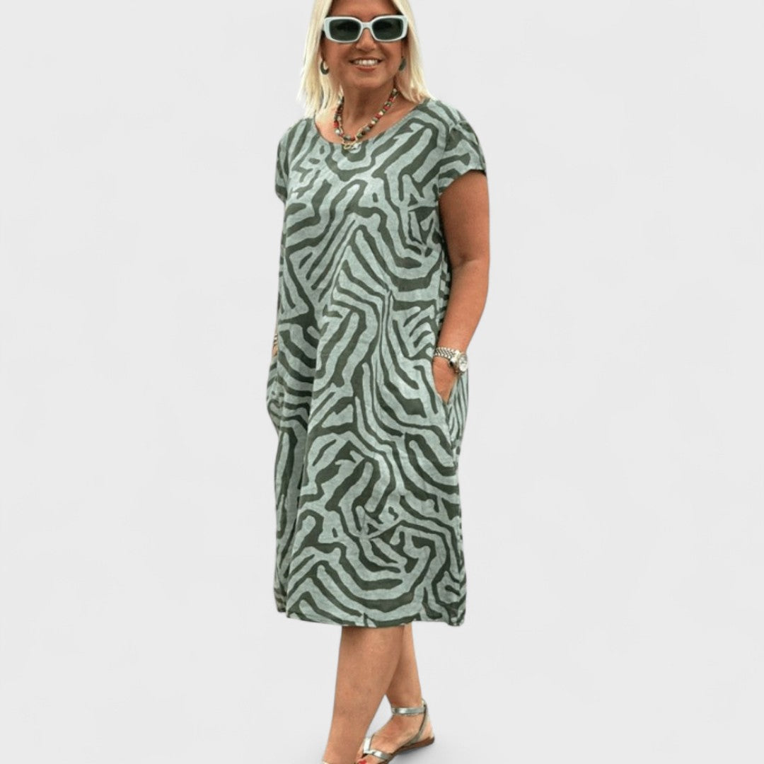 Nelia - Sommerkjole med smuk print