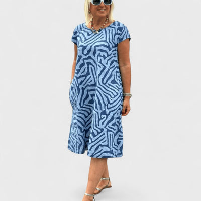 Nelia - Sommerkjole med smuk print