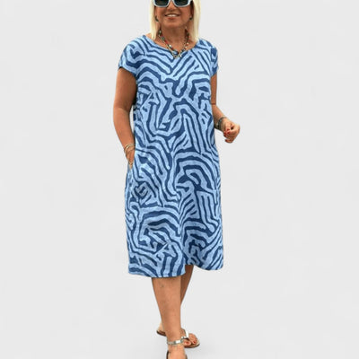 Nelia - Sommerkjole med smuk print