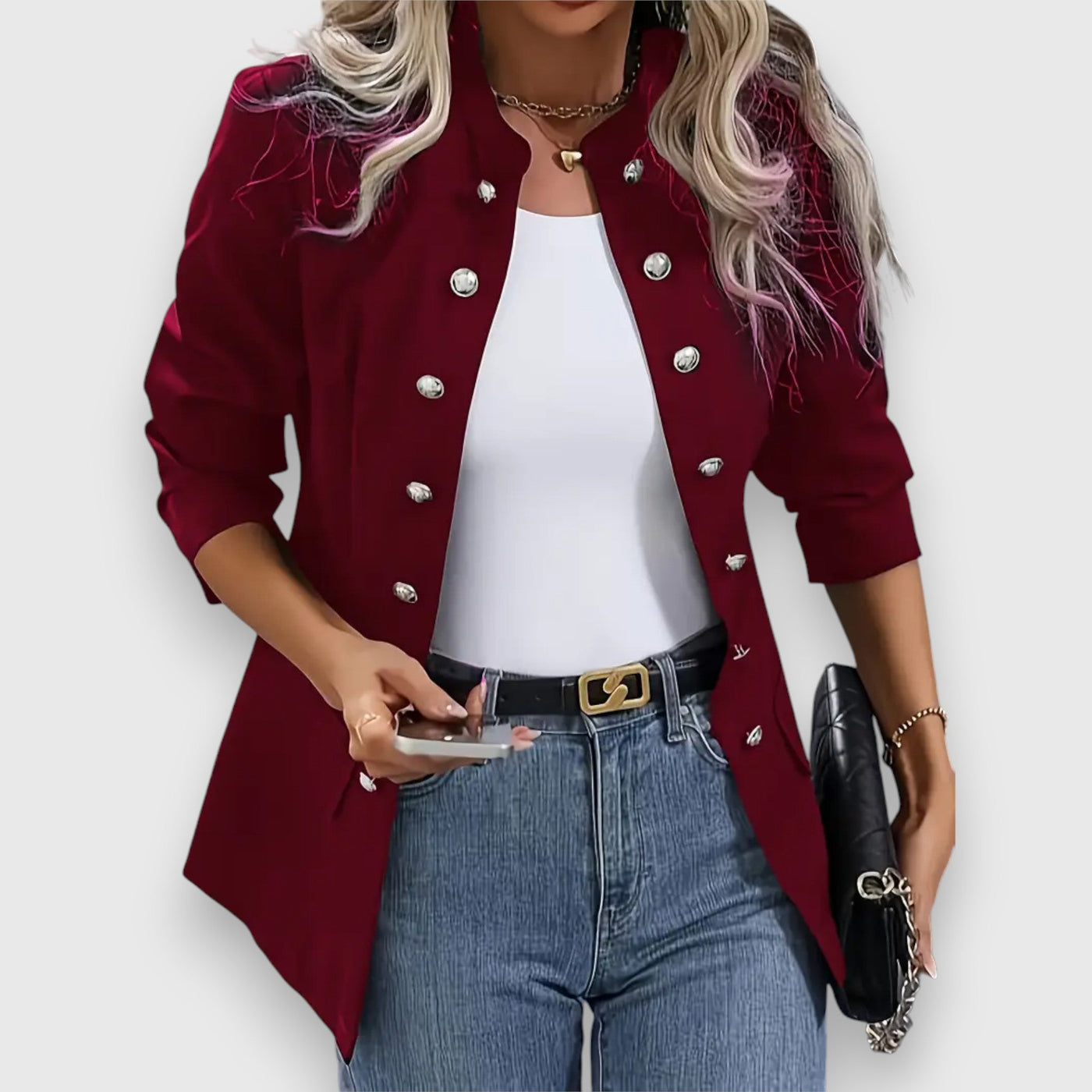 Piala – Blazer med klassiske knapper
