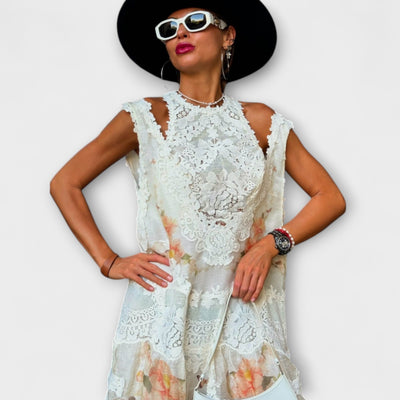 Lottie - Elegant Kelly-Spids Maxikjole