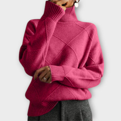 Melanie - Behagelig rullekrave sweater