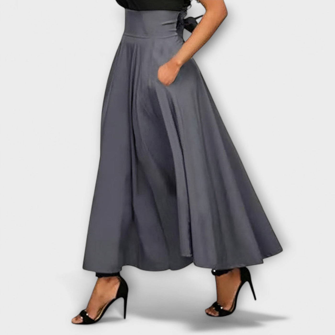 Luitgard - Elegant Maxi-Nederdel i Chic-Stil