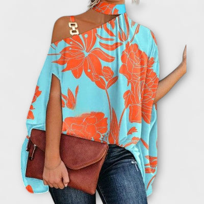 Off-shoulder bluse til damer