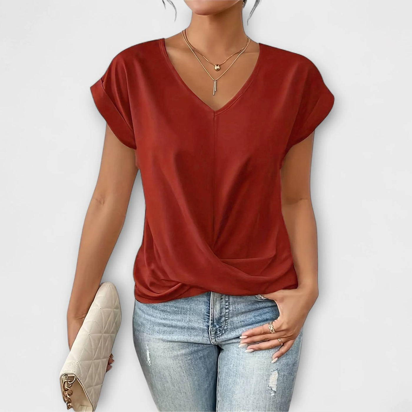 Eloise - V-udskæring Top
