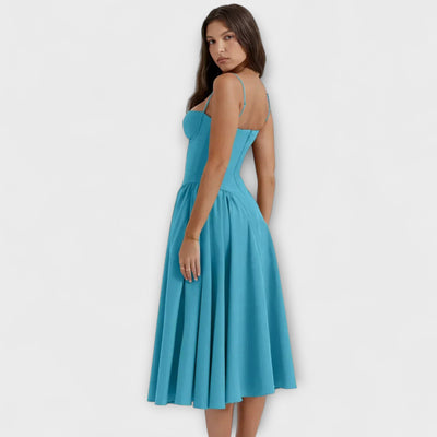 Rosalie - Forfinet ærmeløs korsetkjole