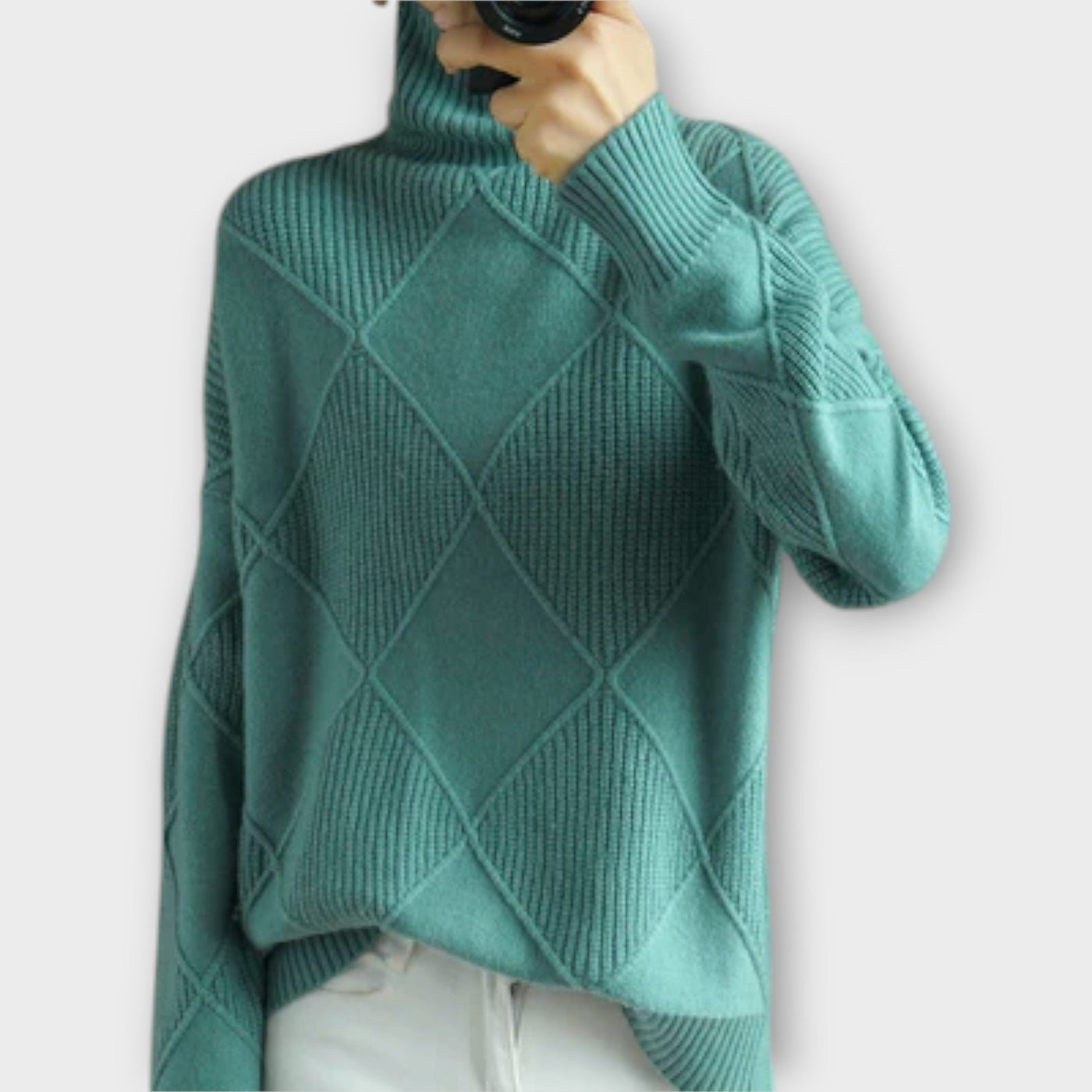 Melanie - Behagelig rullekrave sweater