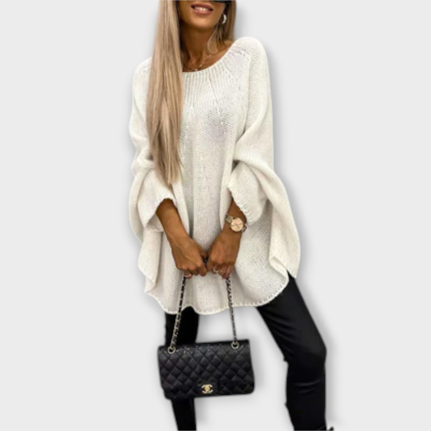 Isabelle - Stilfuld damepullover med rund hals