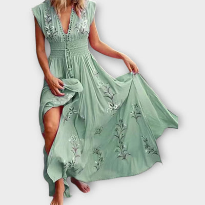 Felizia – Boho-kjole med vidunderlige broderier