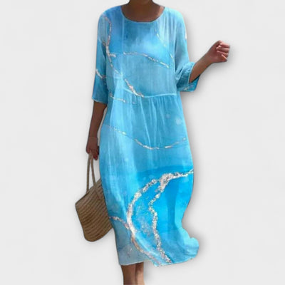 Miranda - Stilfuld Floral-Maxikjole