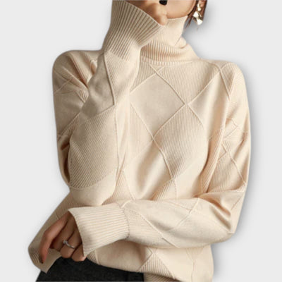 Melanie - Behagelig rullekrave sweater