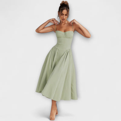 Rosalie - Forfinet ærmeløs korsetkjole