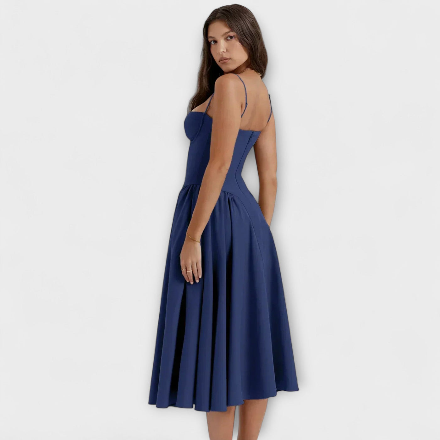 Rosalie - Forfinet ærmeløs korsetkjole