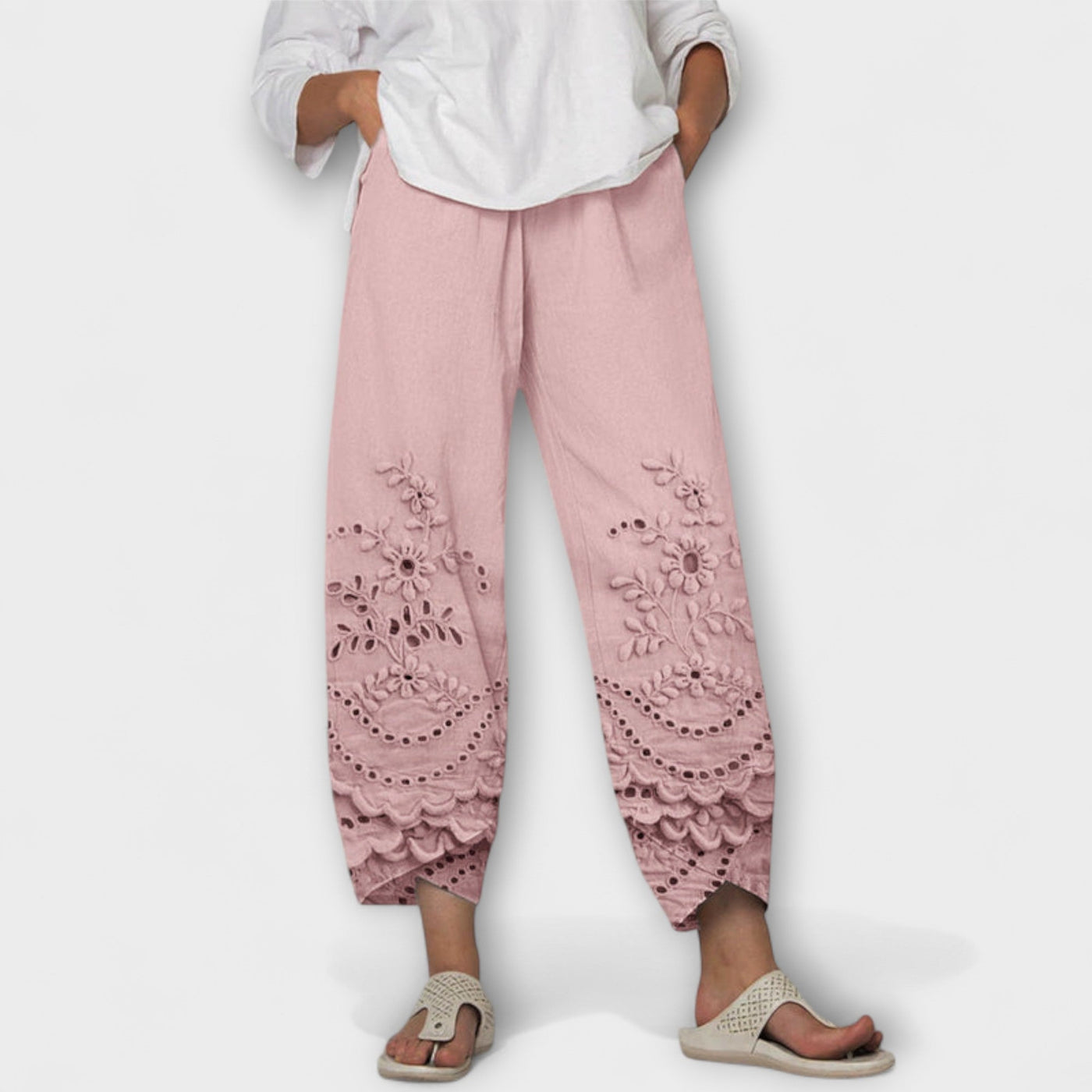 Chloe – Elegante Print Spidsbukser
