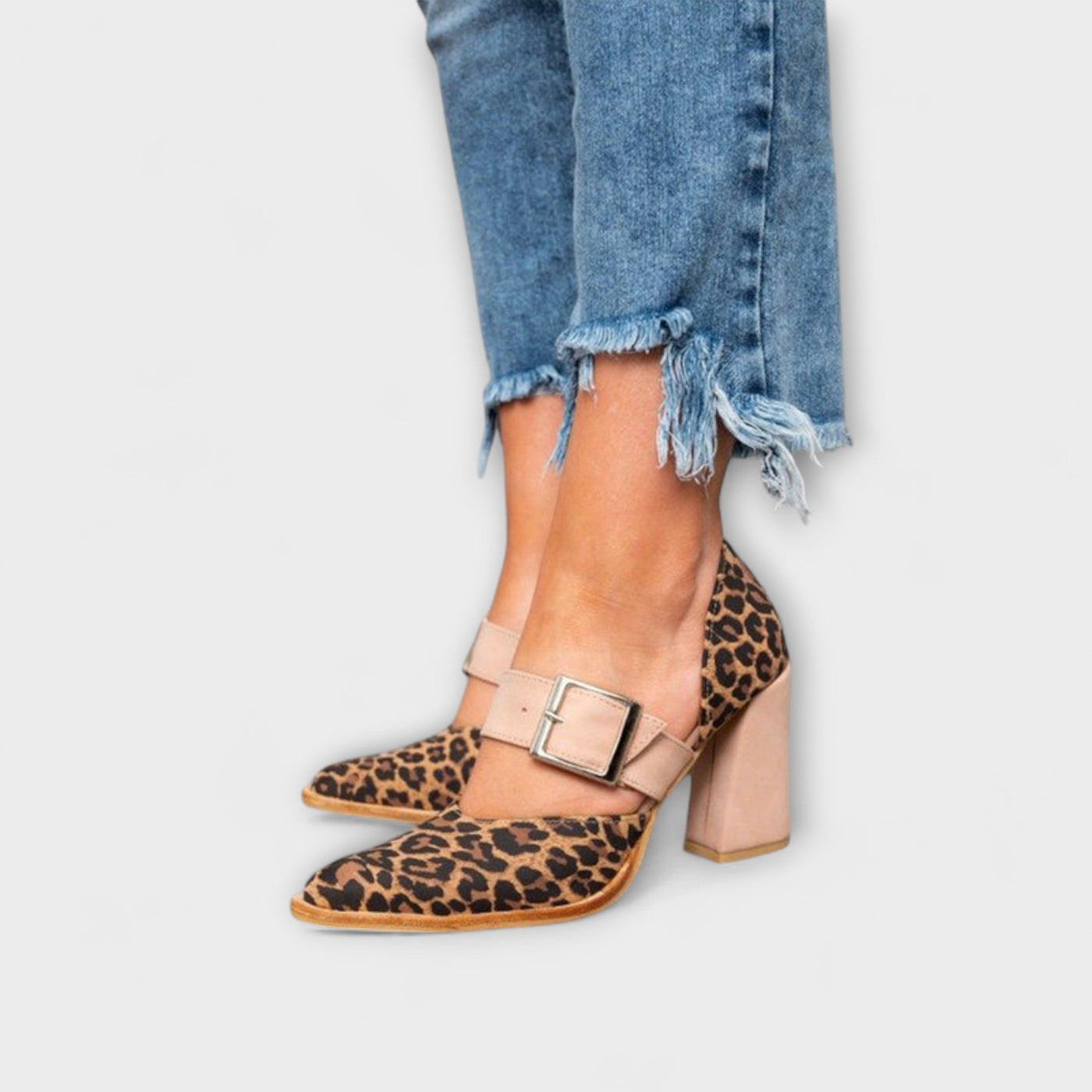 Avano - Leopard Sandaler med Hæle