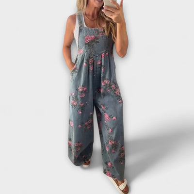 Mirona - Afslappet Pasform Denim Overalls