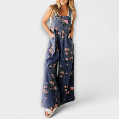 Mirona - Afslappet Pasform Denim Overalls