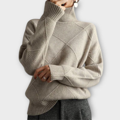 Melanie - Behagelig rullekrave sweater