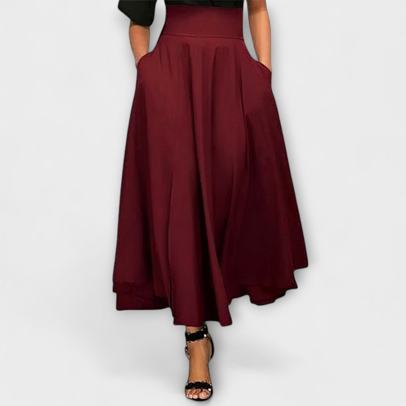 Luitgard - Elegant Maxi-Nederdel i Chic-Stil