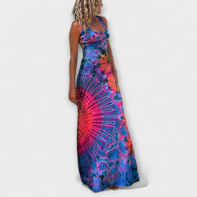 Ronja - La Bamba Tie-Dye Print Maxikjole