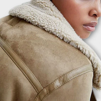 Aviator Aurora Shearling Jakke
