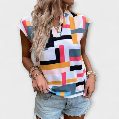 Chloe - Kortærmet Bluse