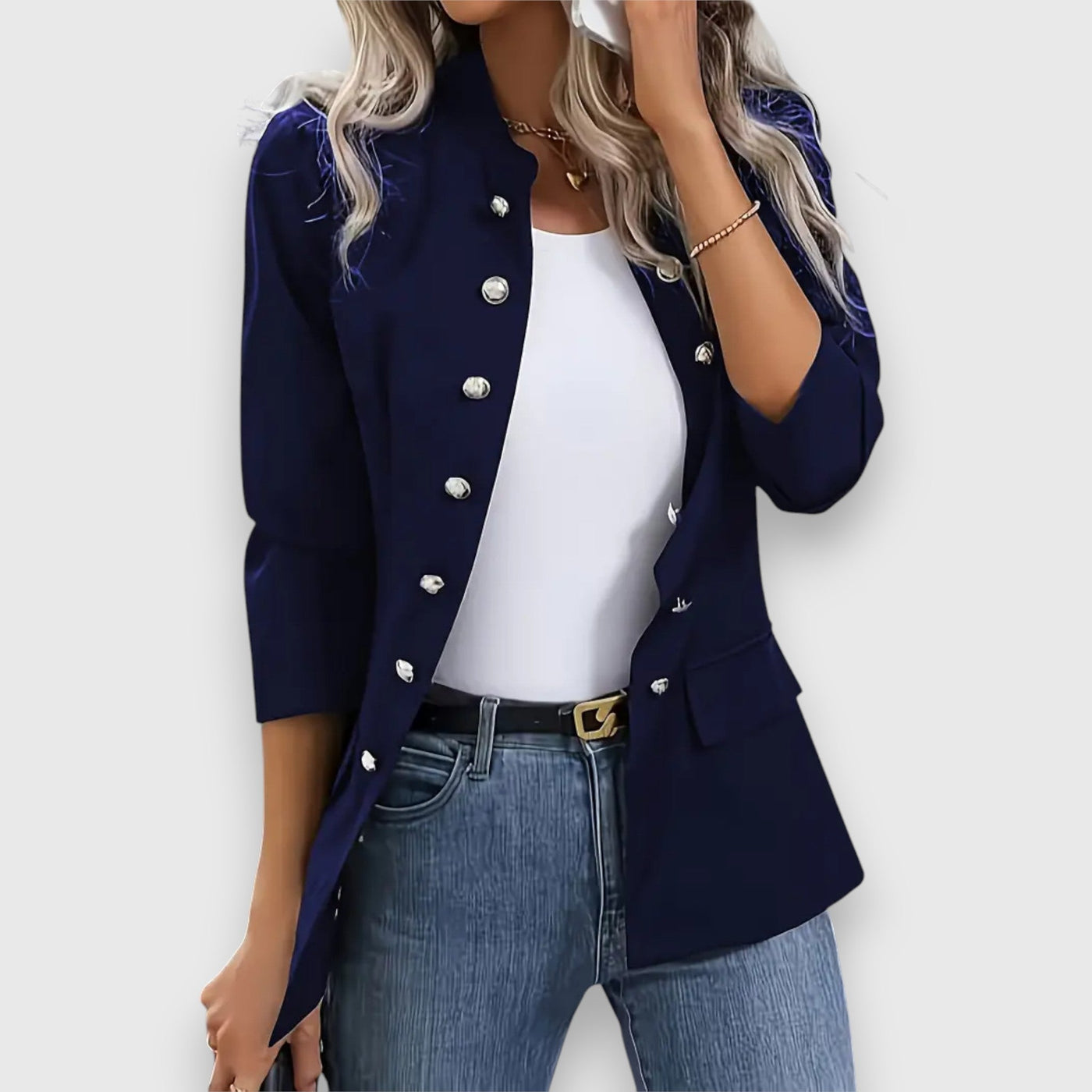 Piala – Blazer med klassiske knapper
