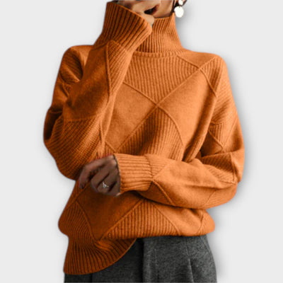 Melanie - Behagelig rullekrave sweater