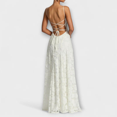 Emberly - Elegant Jacquard-Maxikjole