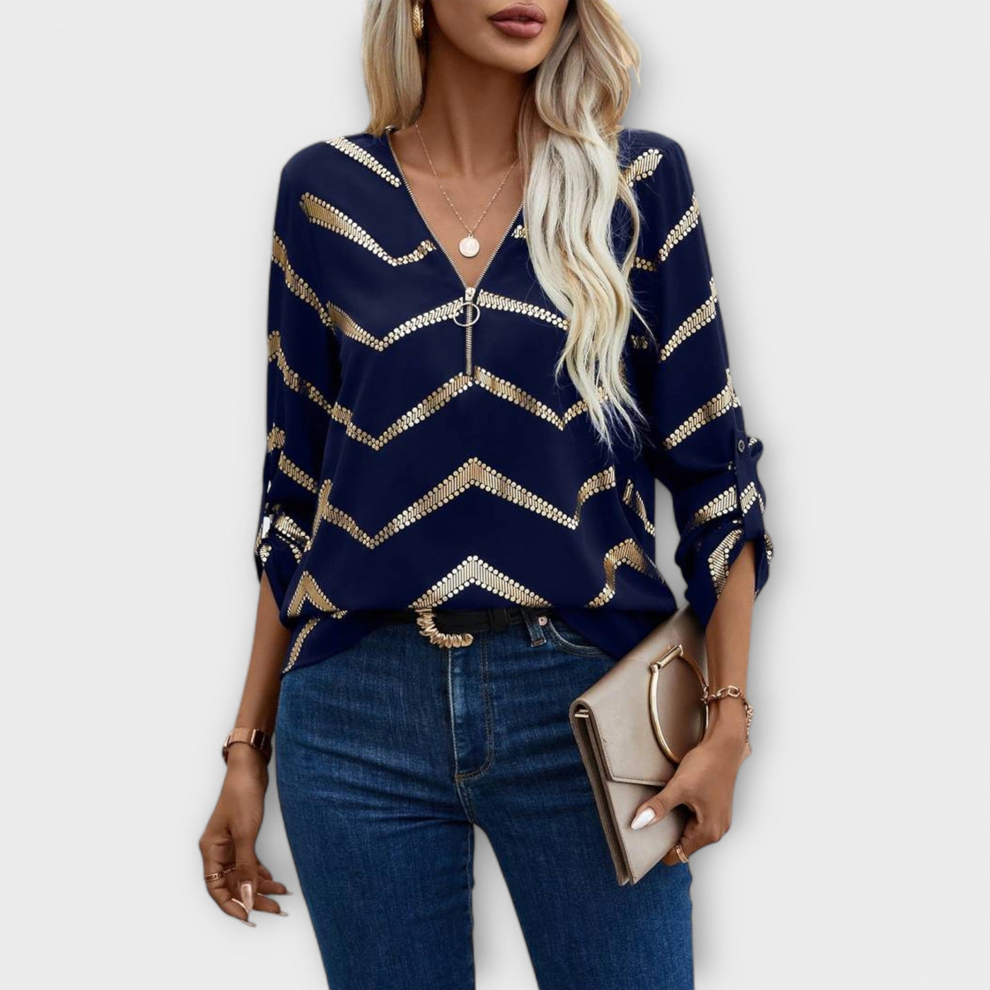 Emma - Tidless elegant Bluse