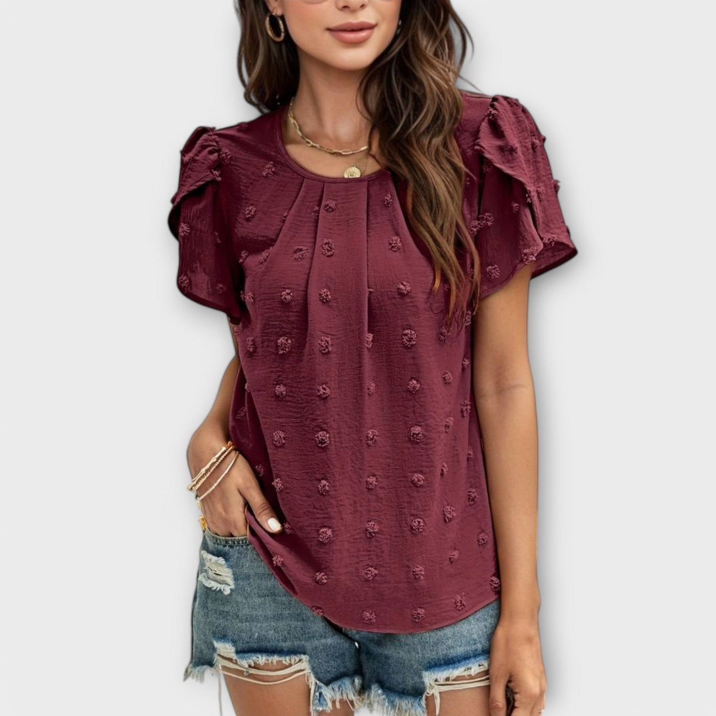 Charlotte - Den perfekte polka-dot bluse