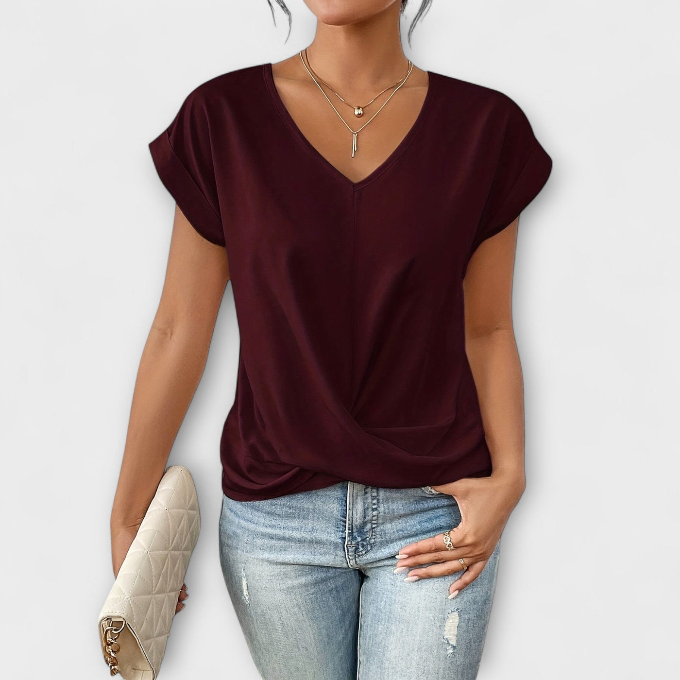 Eloise - V-udskæring Top