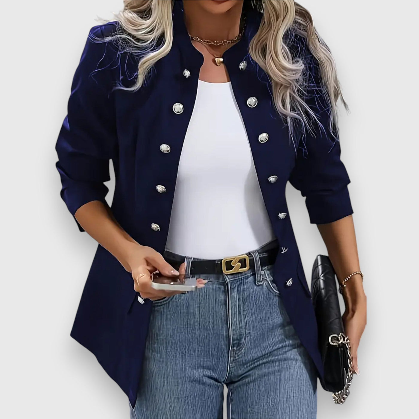 Piala – Blazer med klassiske knapper
