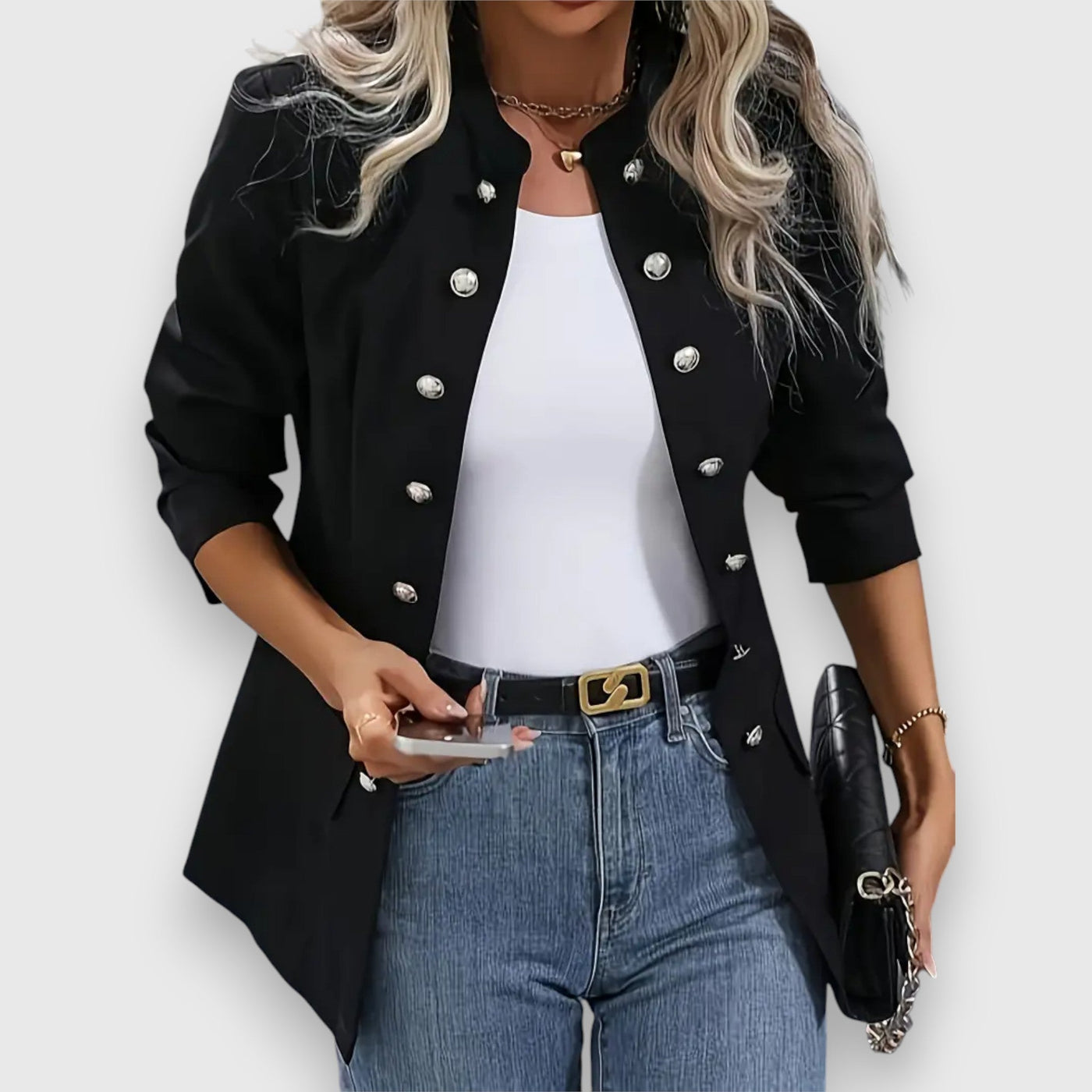 Piala – Blazer med klassiske knapper
