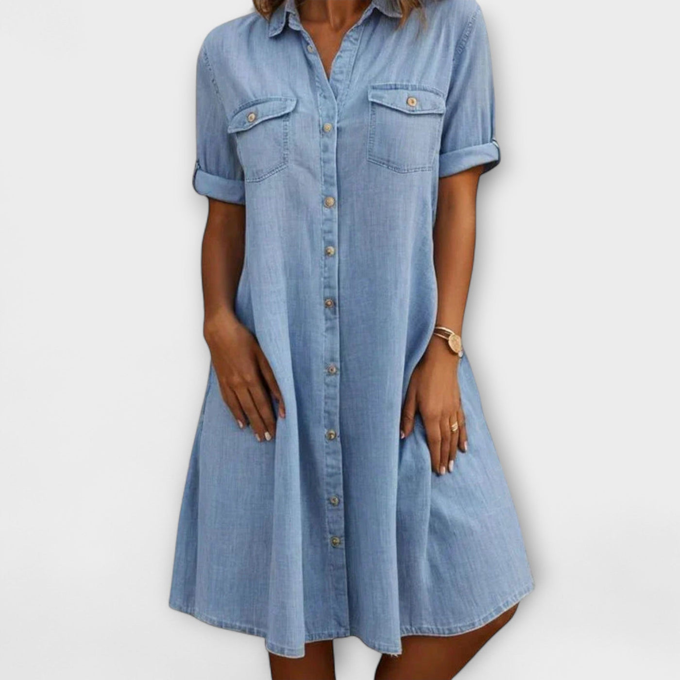 Casual A-Linien Kjole